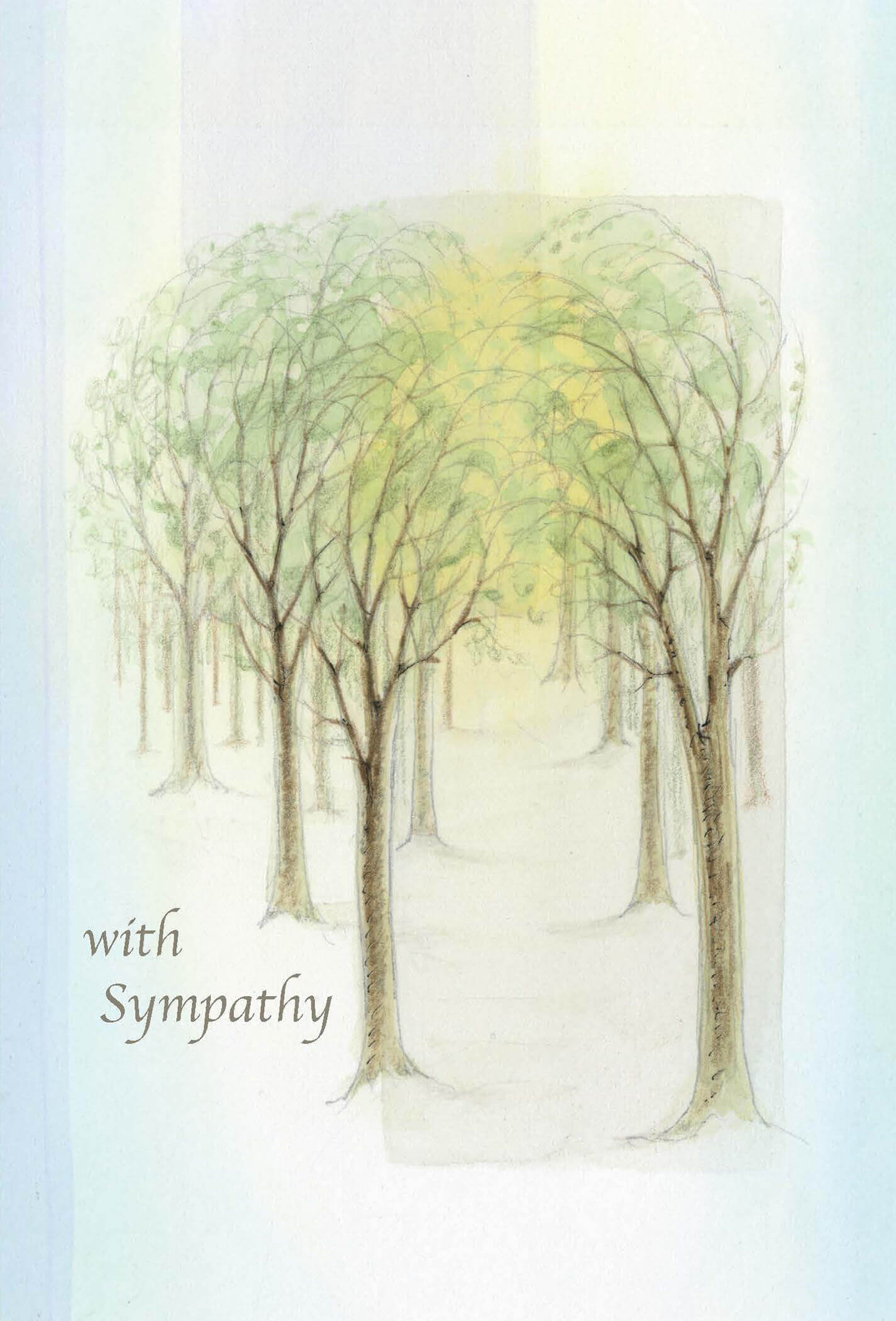 Trees Sympathy Card