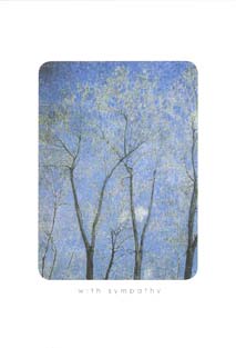 Trees Sympathy Card 