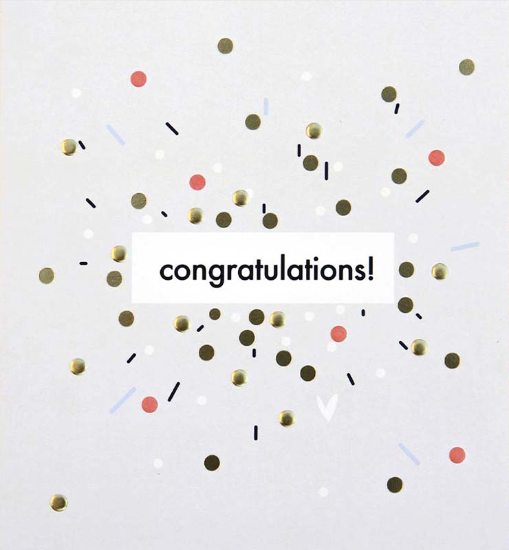 Dots Congratulations Card 
