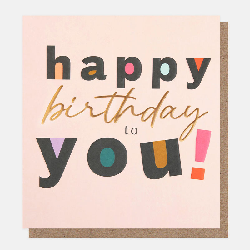 Birthday Pink Greeting Card