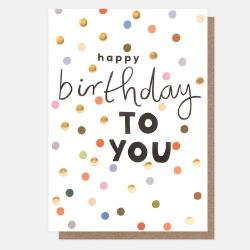 Birthday Dots Greeting Card