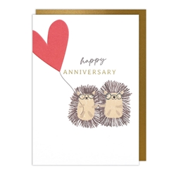 Hedgehog Anniversary Card 