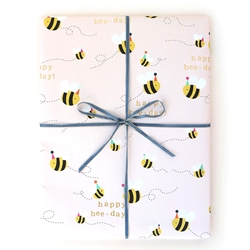 Bee Day Sheet Gift Wrap 