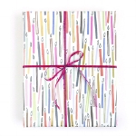 Candles Foil Birthday Sheet Gift Wrap 