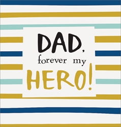 My Hero Fathers Day Card 