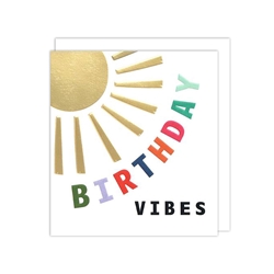 Birthday Vibes Birthday Card 