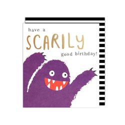 Scary Monster Birthday Card 