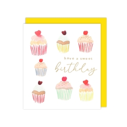 Sweet Cupcakes Birthday Card 
