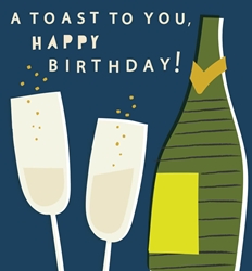 Toast Birthday Card