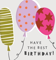 Best Balloons Birthday Card