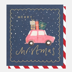 Car Presents Christmas Card Christmas