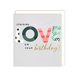 Love Birthday Card 