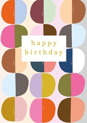 Color Circles Birthday Card