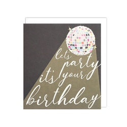 Lets Party Birthday Card 