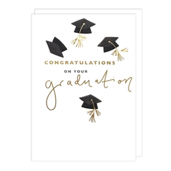 Caps Graduation Card 