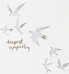 Birds - Sympathy card 