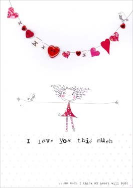 This Much Valentines Day Card 