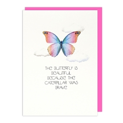 Butterfly Beautiful Friendship Card 