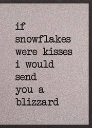 Snow Kisses - Christmas Card 