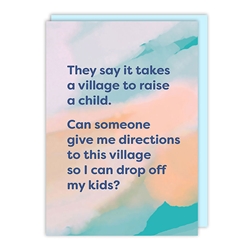 Takes Village Friendship Card 