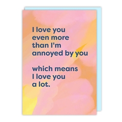 Love You Lot Love Card 