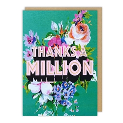 Thanks Million Thank You Card 