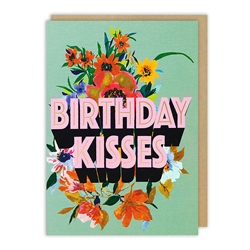 Kisses Birthday Card 
