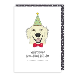Dog Retrieve Birthday Card 