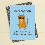 Shh Money Birthday Card