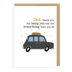 Thank You Dad Fathers Day Card 