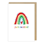 Just Married Wedding Card 
