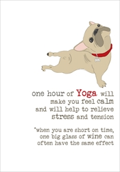 Yoga Dog Friendship Cards 