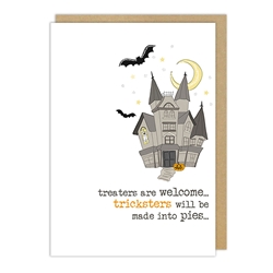 Tricksters Halloween Card Halloween