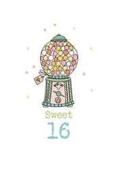 Sweet 15 Birthday Card 
