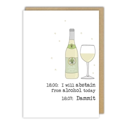 Alcohol Friendship Card 