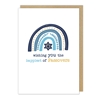 Gold Blue Happiest Passover Card 