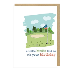Little Birdie Birthday Card 
