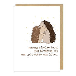 Hedge-Hug Friendship Card 
