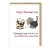 Relatives Thanksgiving Card 