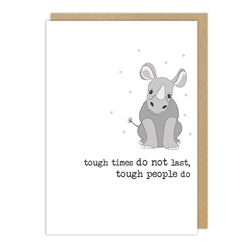 Tough People Friendship Card 