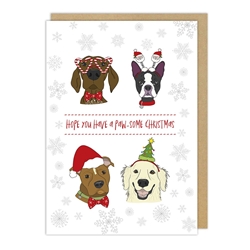 Paw-Some Christmas Card Christmas
