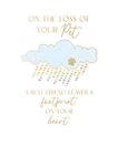 Pet Loss Abacus Sympathy Greeting Card