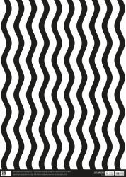 Kelp Wavy Stripes Wrapping Paper