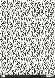 Kelp Happy Birthday Letters Wrapping Paper