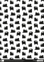 Kelp Black Cats Wrapping Paper