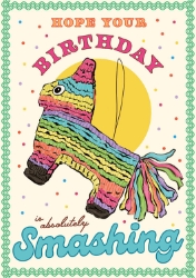 Pinata Birthday Greeting Card