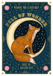 Fox Wonder Birthday Greeting Card