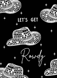 Get Rowdy Popup Greeting Card