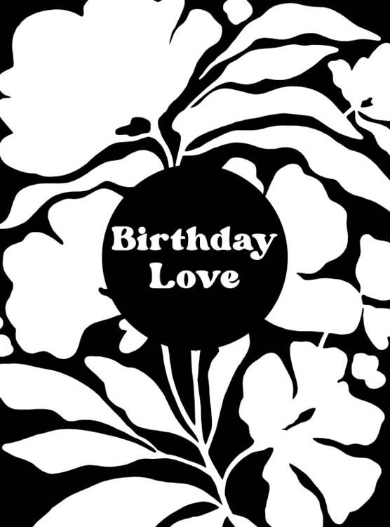 Bday Love Birthday Greeting Card