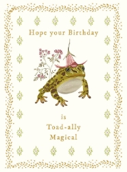Toad-Ally Magical Birthday Greeting Card